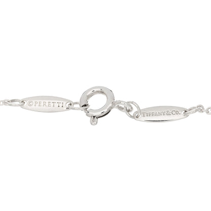 Tiffany Sterling Silver Diamond .15ct Elsa Peretti Diamonds By The Yard Bracelet 3 of 4