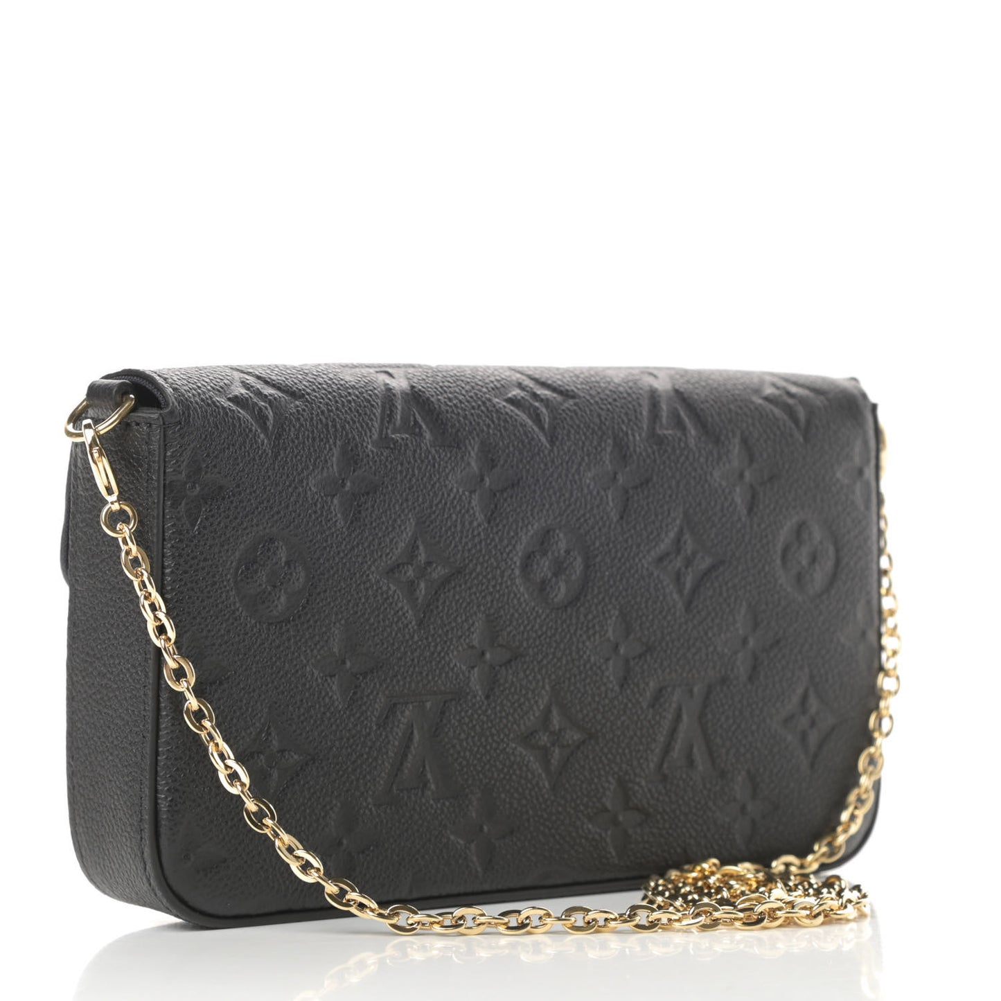 Empreinte Pochette Felicie Chain Wallet Black