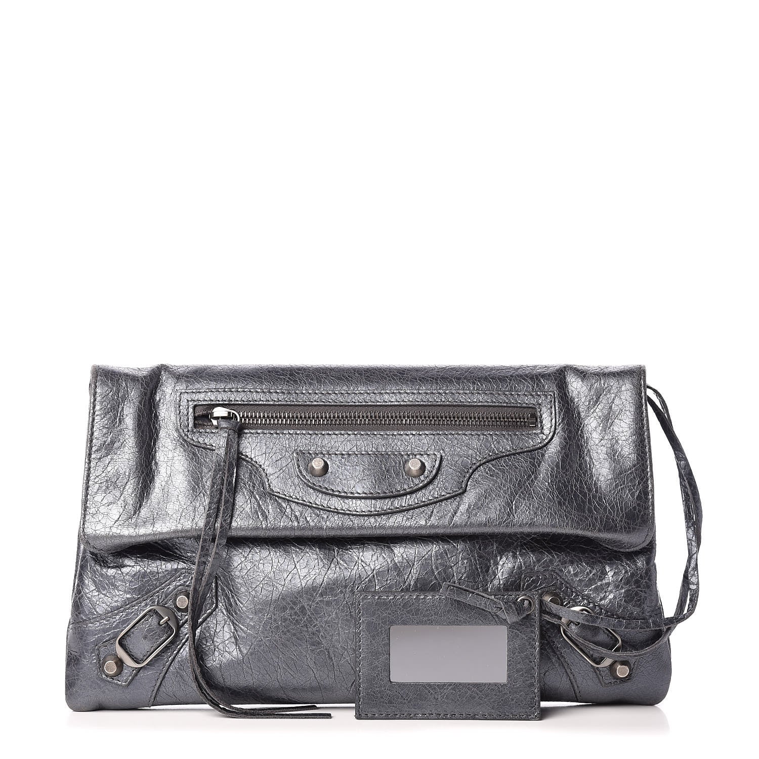 Balenciaga Agneau Envelope Clutch Gris Hematite 1 of 11