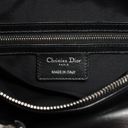 Christian Dior Lambskin Cannage Medium Granville Tote Black 7 of 8