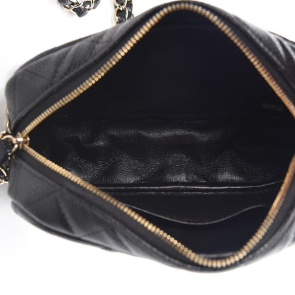Chanel Caviar Quilted Camera Case Black 5 of 10