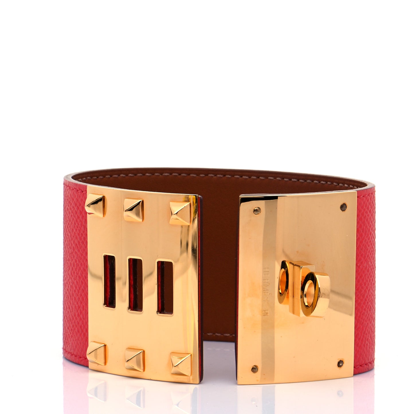 Epsom Kelly Dog Extreme Bracelet L Rouge Casaque