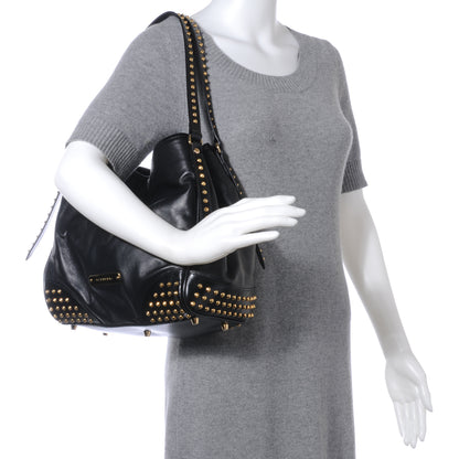 Burberry Lambskin Bridle Studs Small Canterbury Tote Black 2 of 9