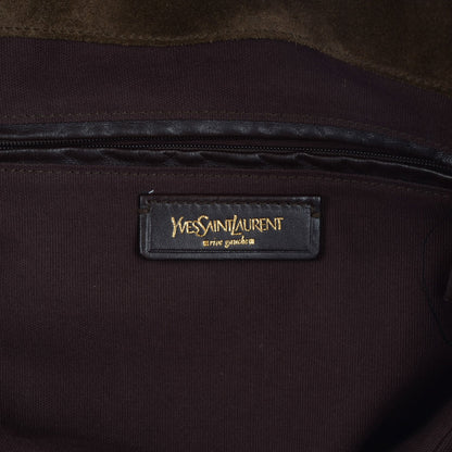 Saint Laurent Calfskin Large Downtown Olive 6 of 7