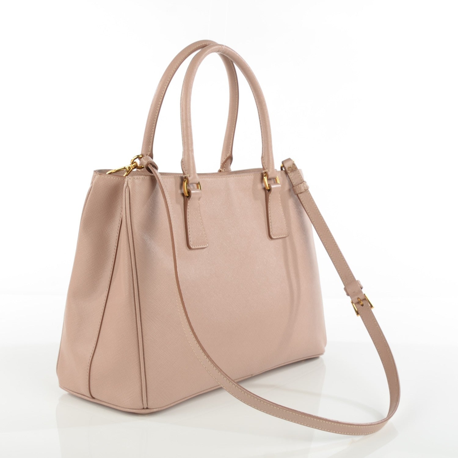 Prada Saffiano Lux Medium Tote Cammeo 5 of 11