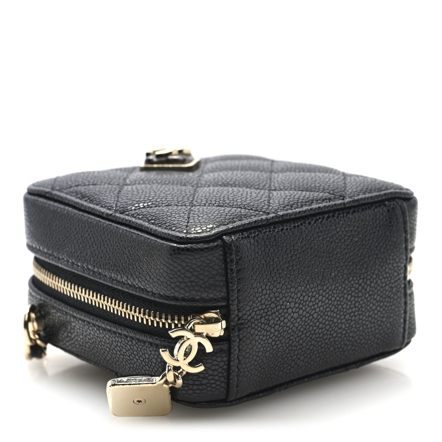 Chanel Caviar Quilted Clutch With Chain Black 4 of 10