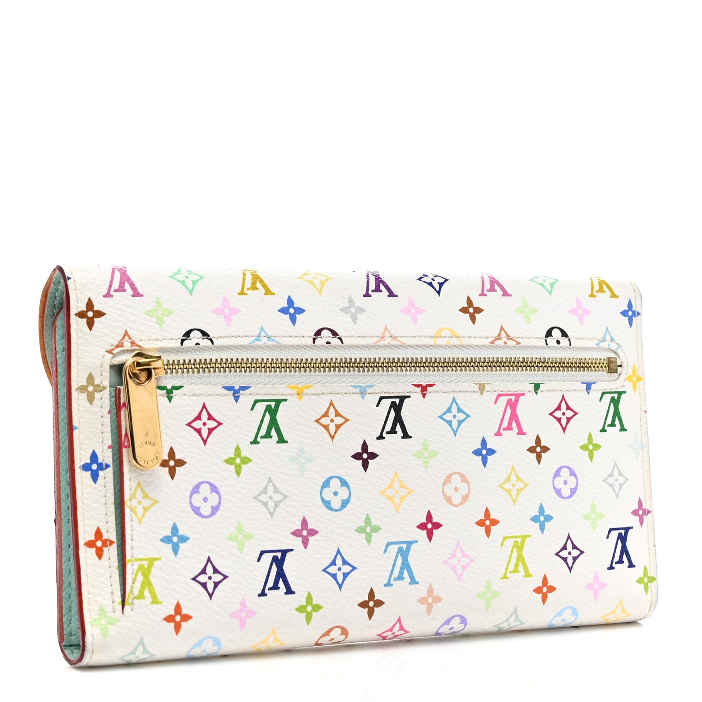 Monogram Multicolor Eugenie Wallet White Anie
