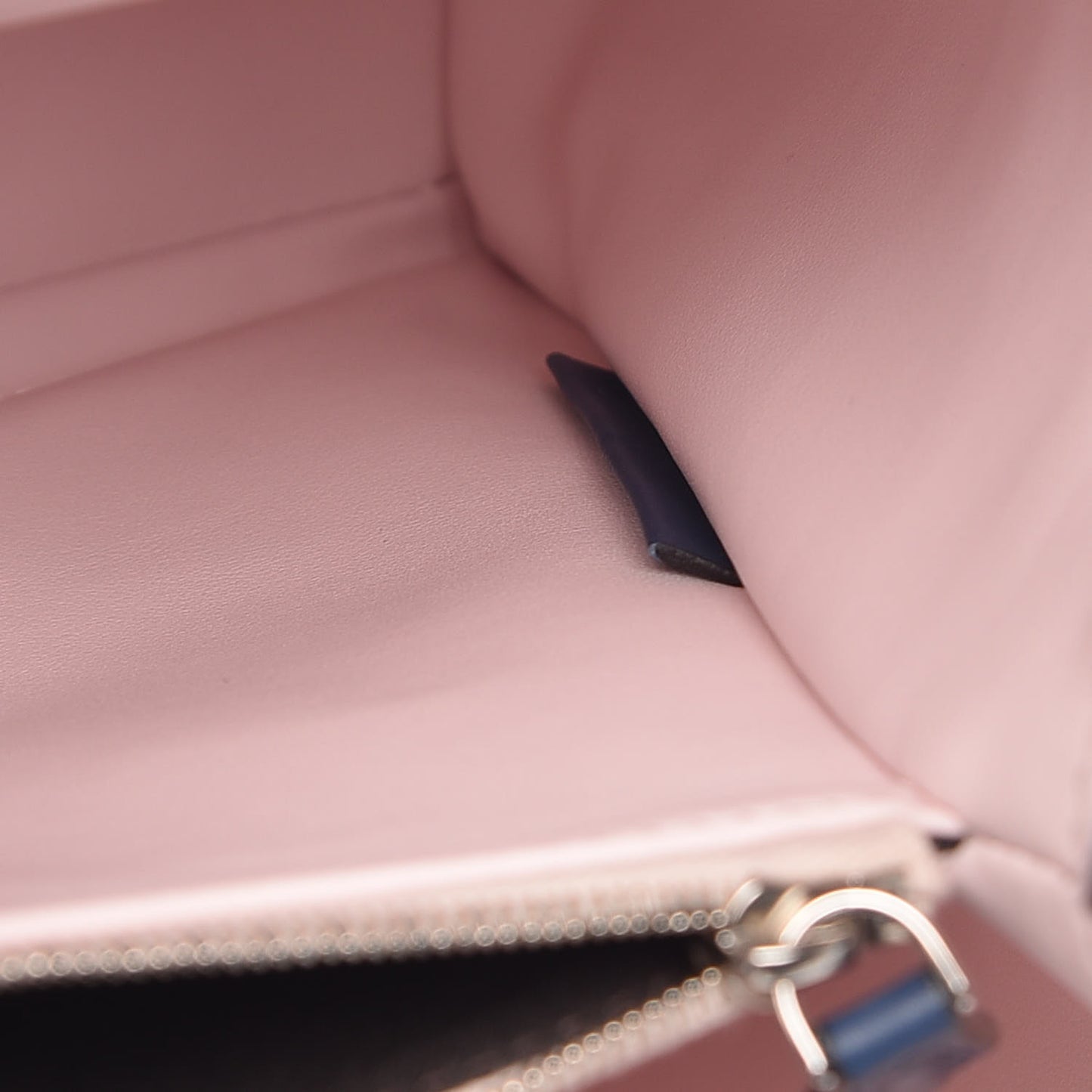Vitello Dolce Century Petite 2Jours Tote Blue Rosa Doll