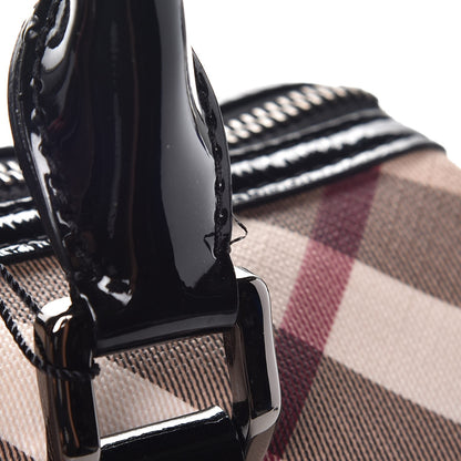 Burberry Supernova Check Patent Small Chester Bowling Bag 12 of 12