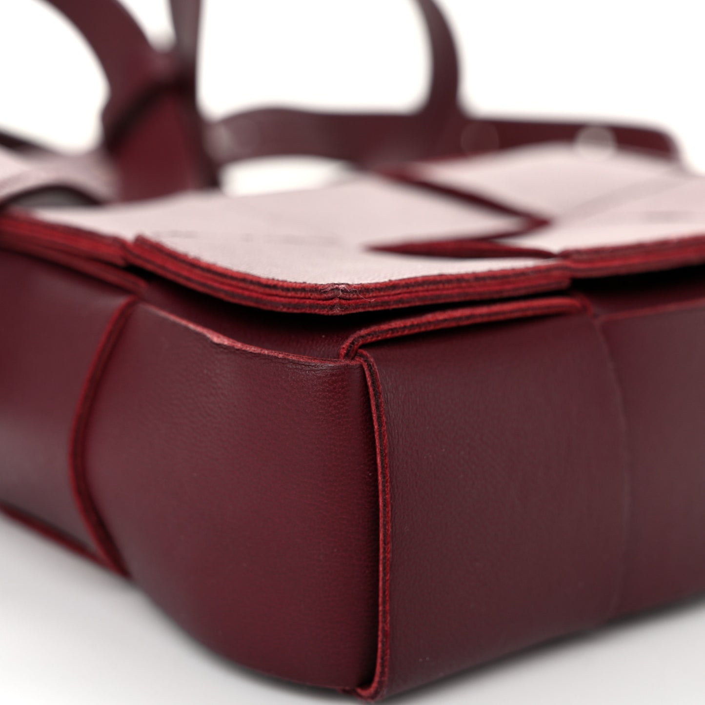 Lambskin Maxi Intrecciato Extra Mini Cassette Crossbody Bag Barolo