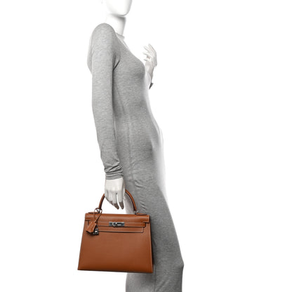 Hermes Epsom Kelly Sellier 28 Gold 2 of 10