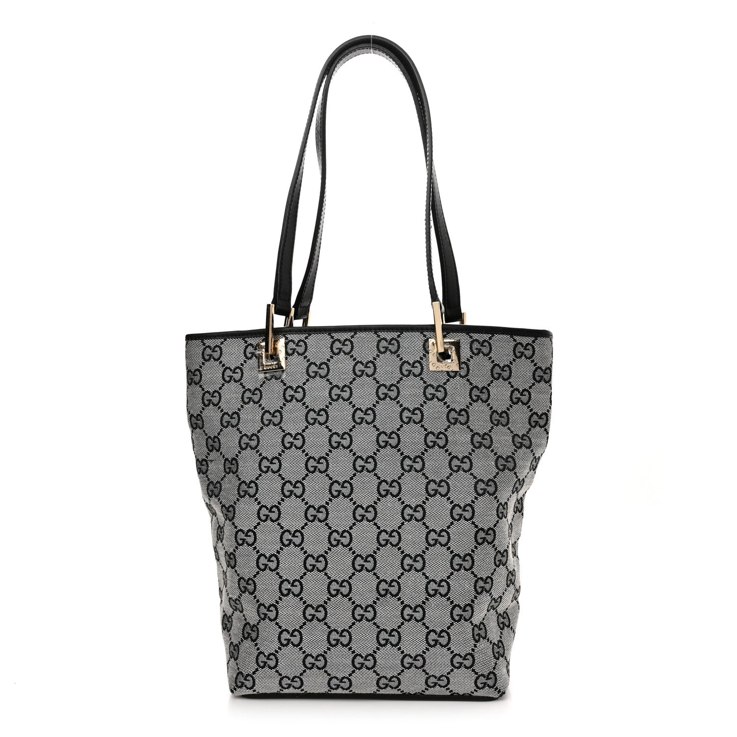 Monogram Small Bucket Tote Black