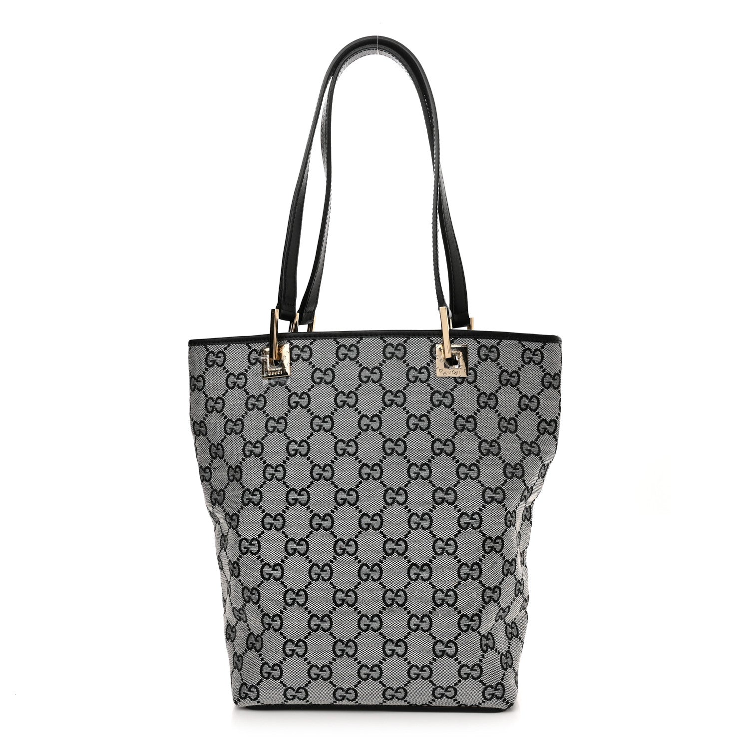 Gucci Monogram Small Bucket Tote Black 1 of 11