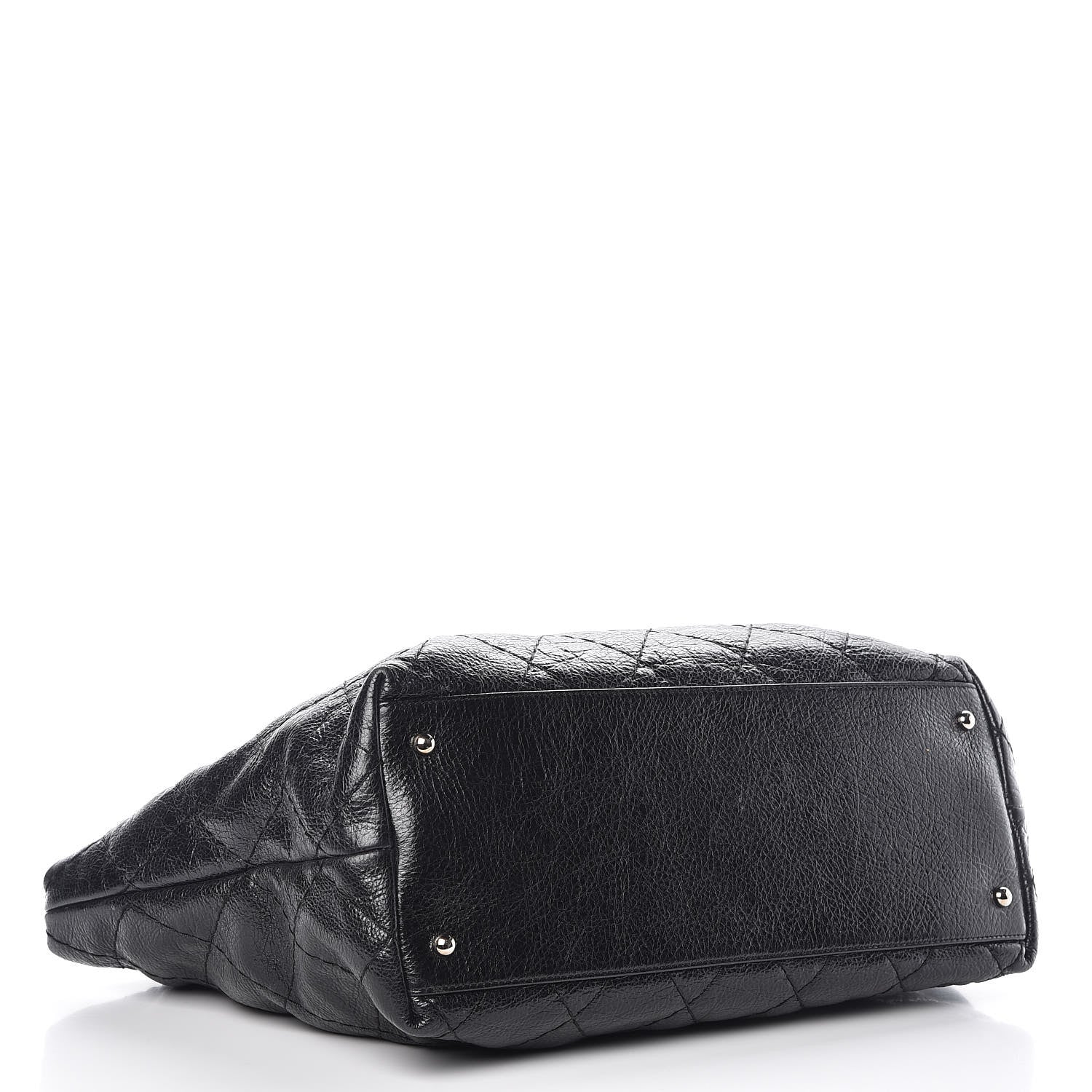 Chanel Glazed Calfskin Large On The Road Tote Black 5 of 12