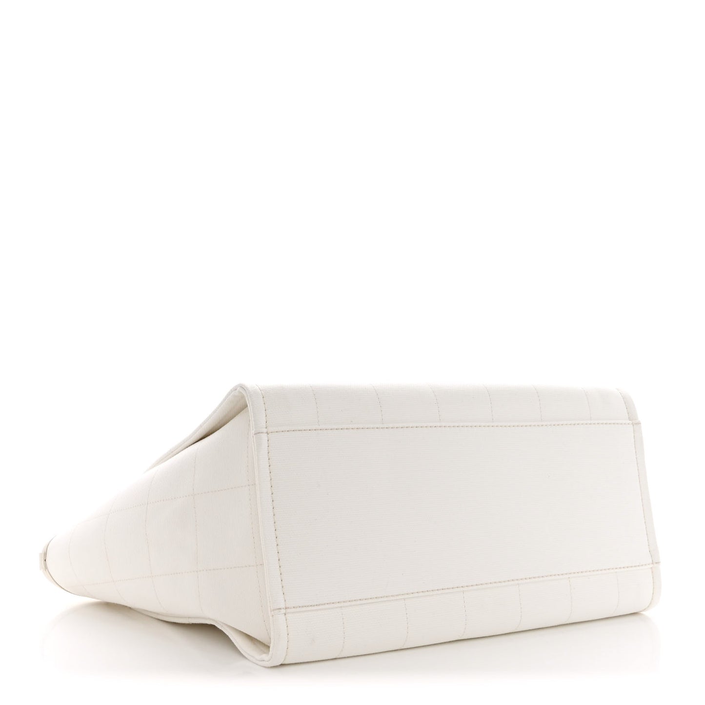 Cotton Medium Deauville Tote White