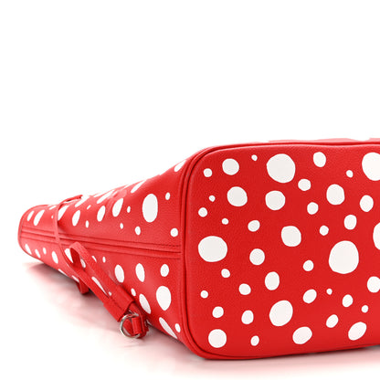 Louis Vuitton LV X YK Empreinte Infinity Dots Neverfull MM Rouge White 10 of 11