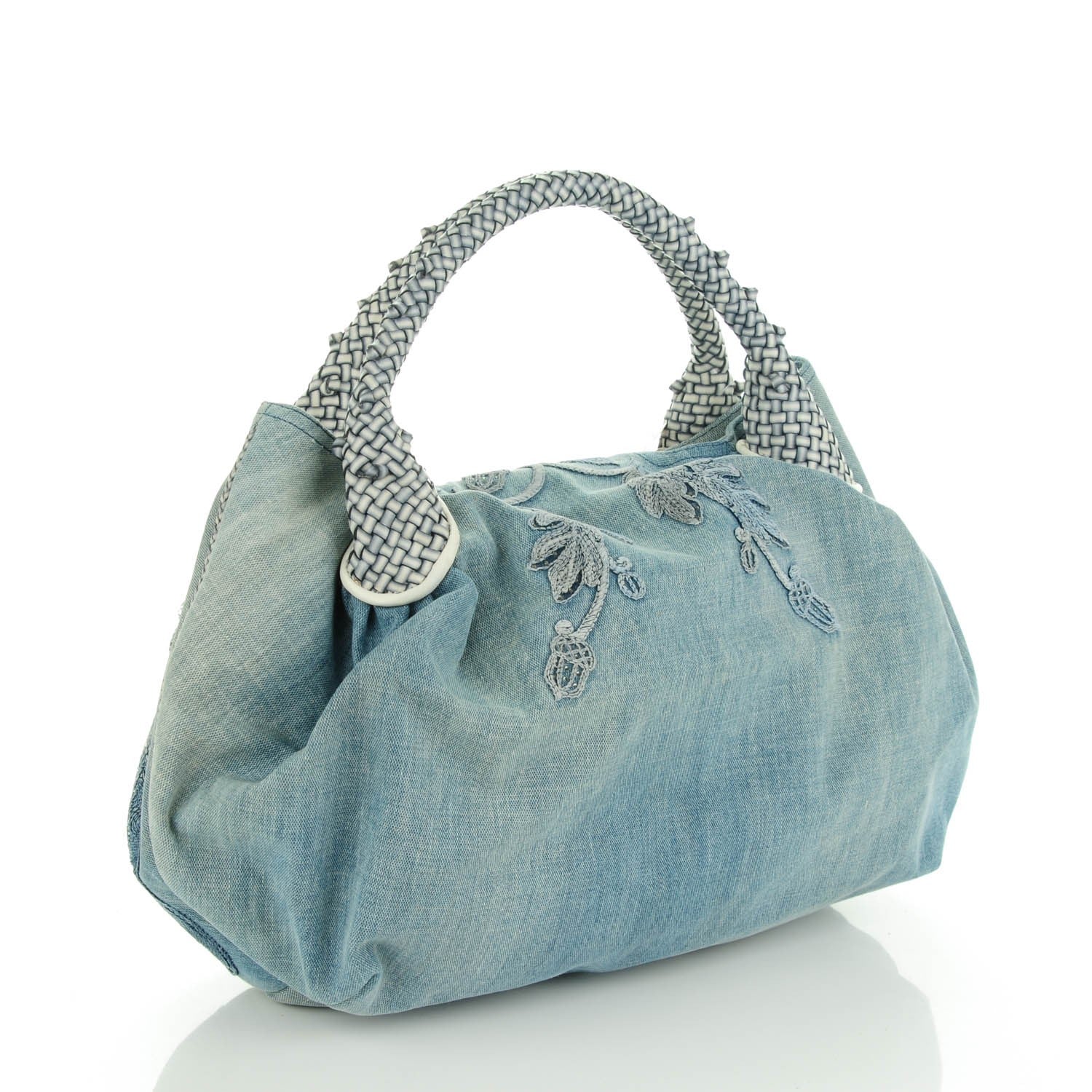 Fendi Denim Squirrel Embroidered Spy Blue 3 of 9