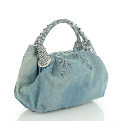 Fendi Denim Squirrel Embroidered Spy Blue 3 of 9