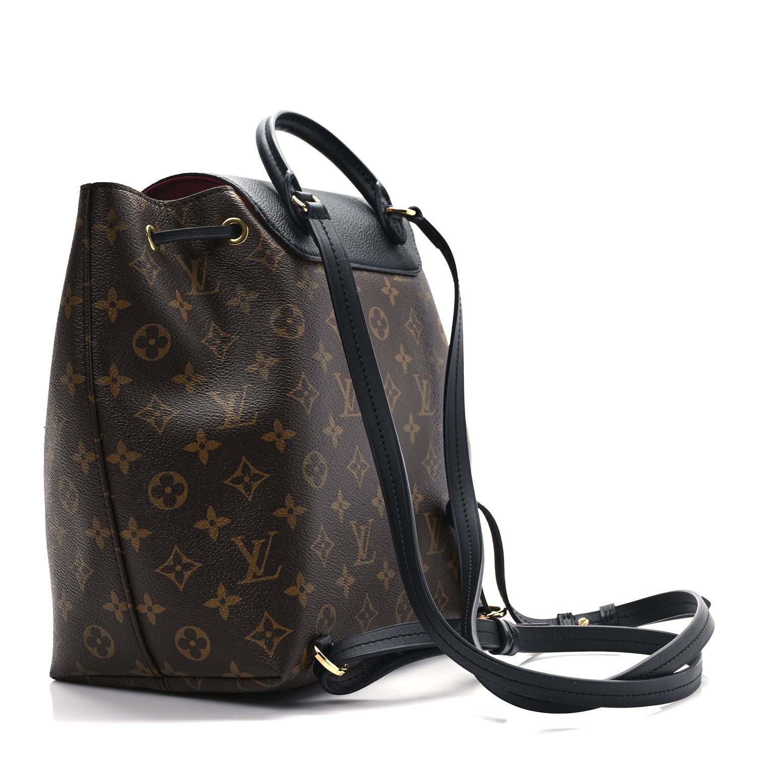 Louis Vuitton Monogram Montsouris PM Black 3 of 10