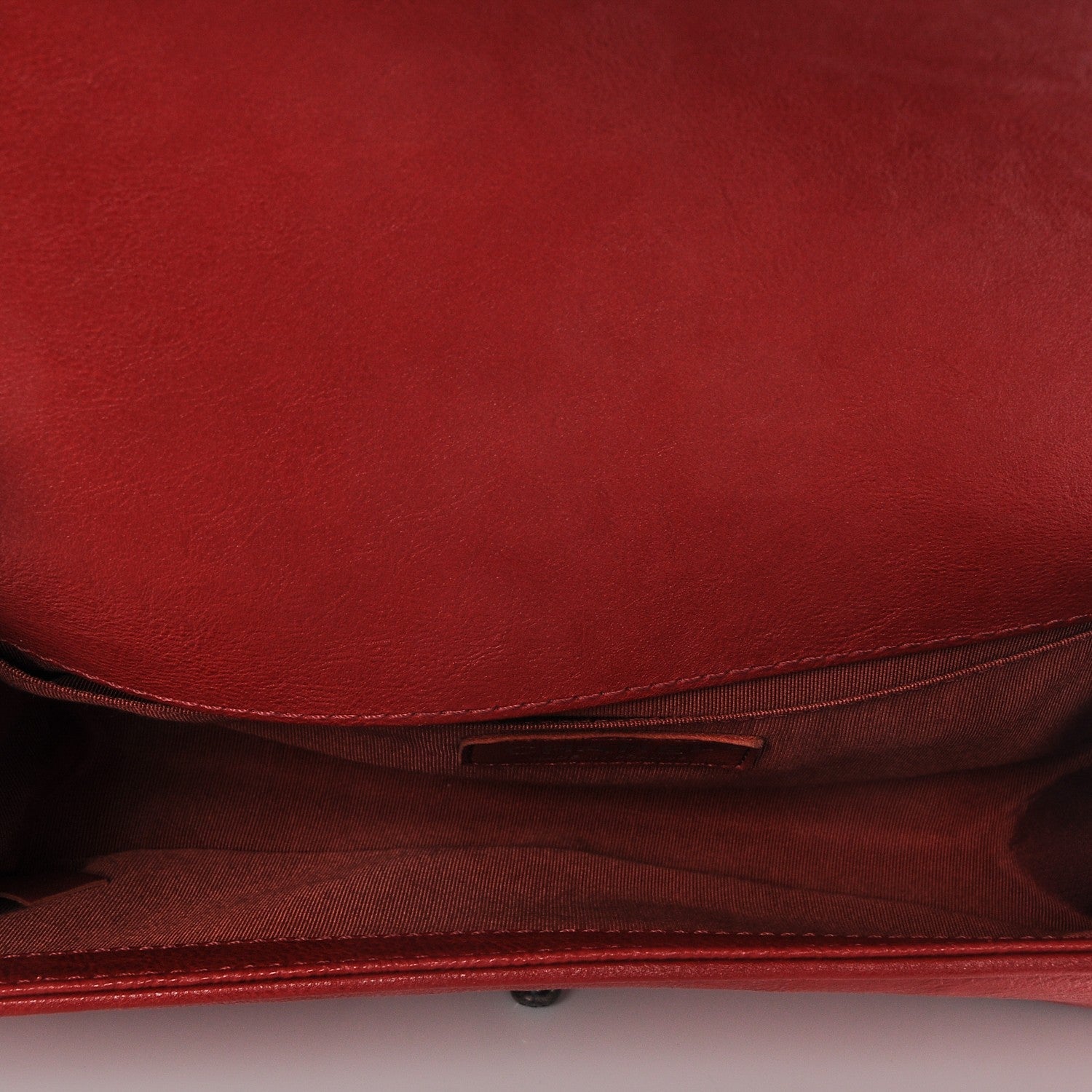 Chanel Calfskin Quilted Medium Top Handle Boy Flap Red 5 of 7