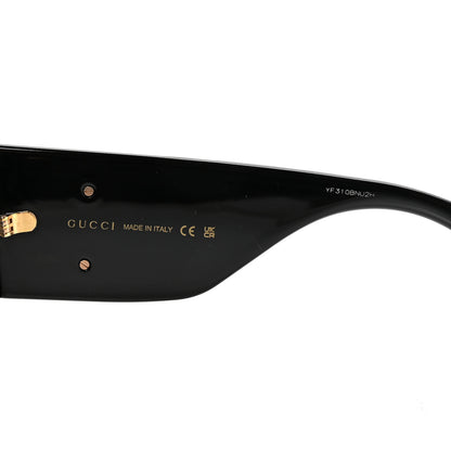 Gucci Acetate Rectangular Sunglasses GG0811S Black 10 of 16