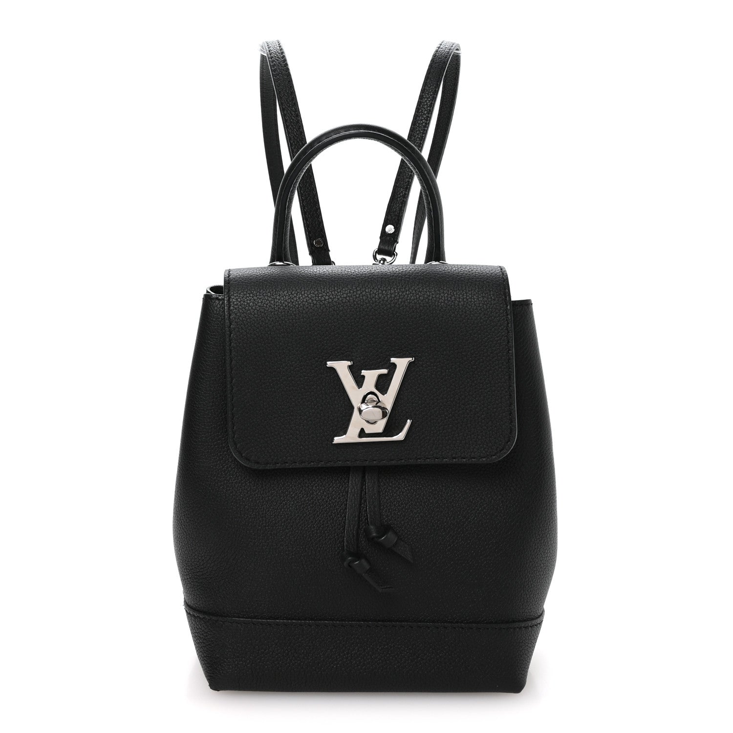 Louis Vuitton Calfskin Lockme Mini Backpack Black 1 of 9