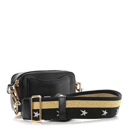 Marc Jacobs Saffiano Small Snapshot Camera Bag Black Multi 3 of 9