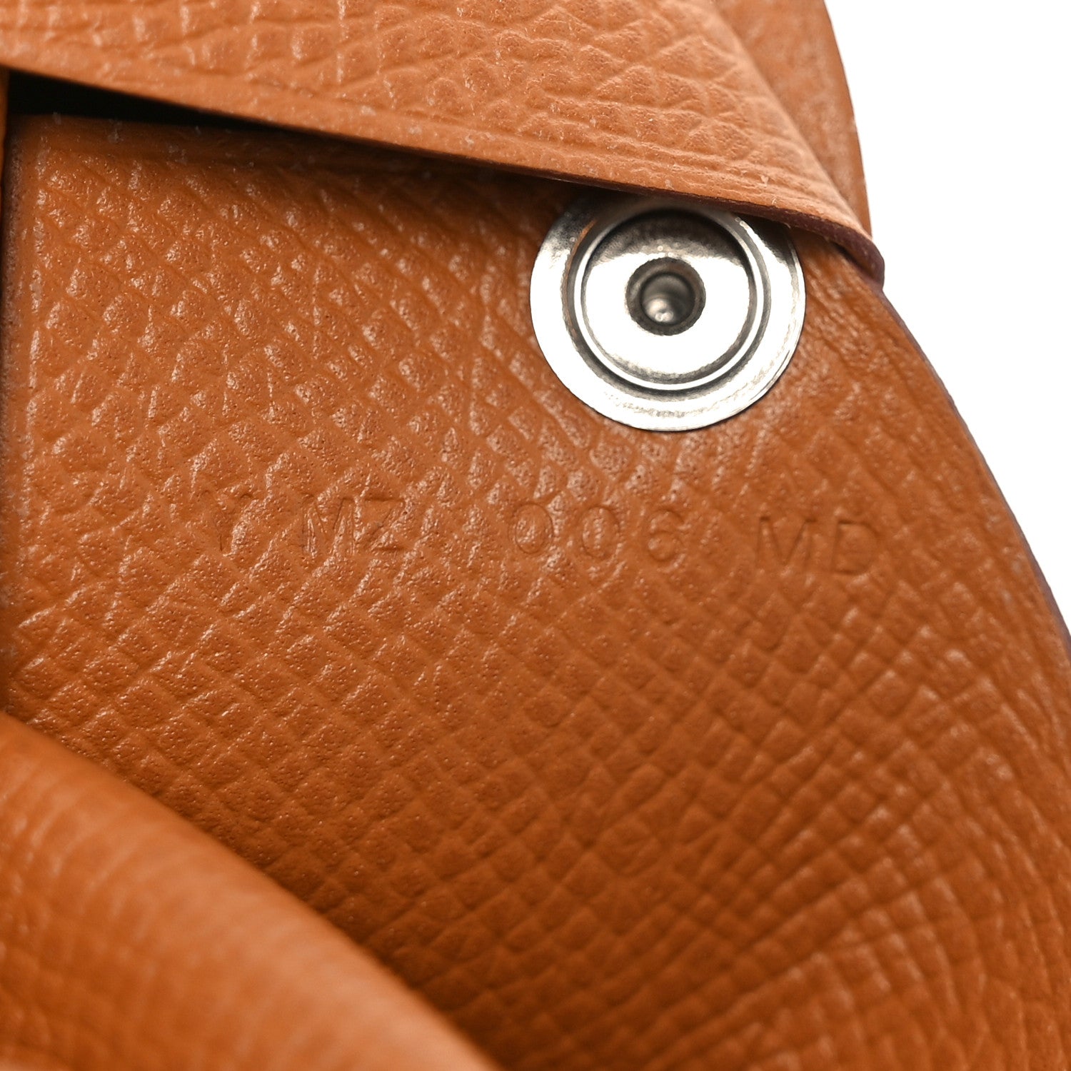 Hermes Epsom Calvi Card Case Gold 8 of 8