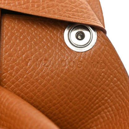 Hermes Epsom Calvi Card Case Gold 8 of 8