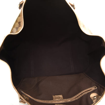 Gucci Crystal Monogram Large Joy Tote Gold 5 of 9