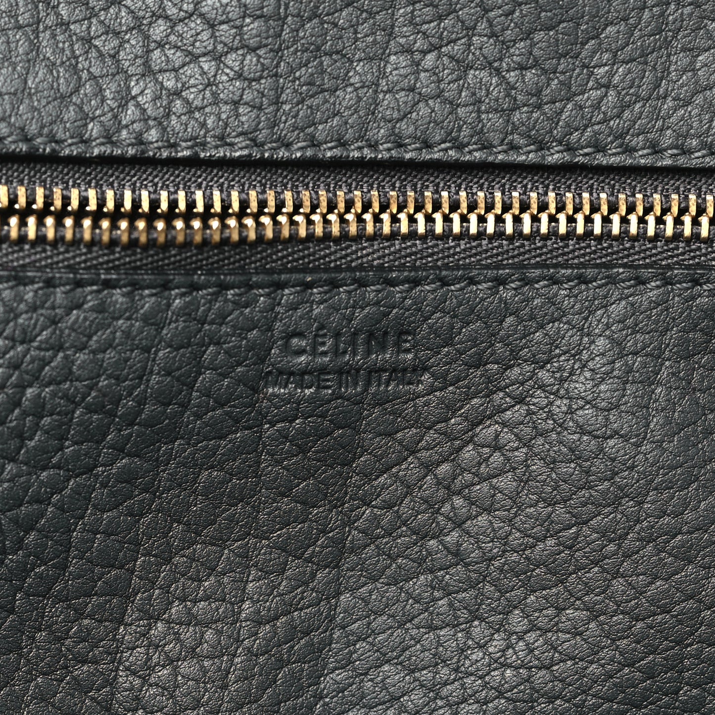 Grained Calfskin Small Tie Knot Tote Anthracite