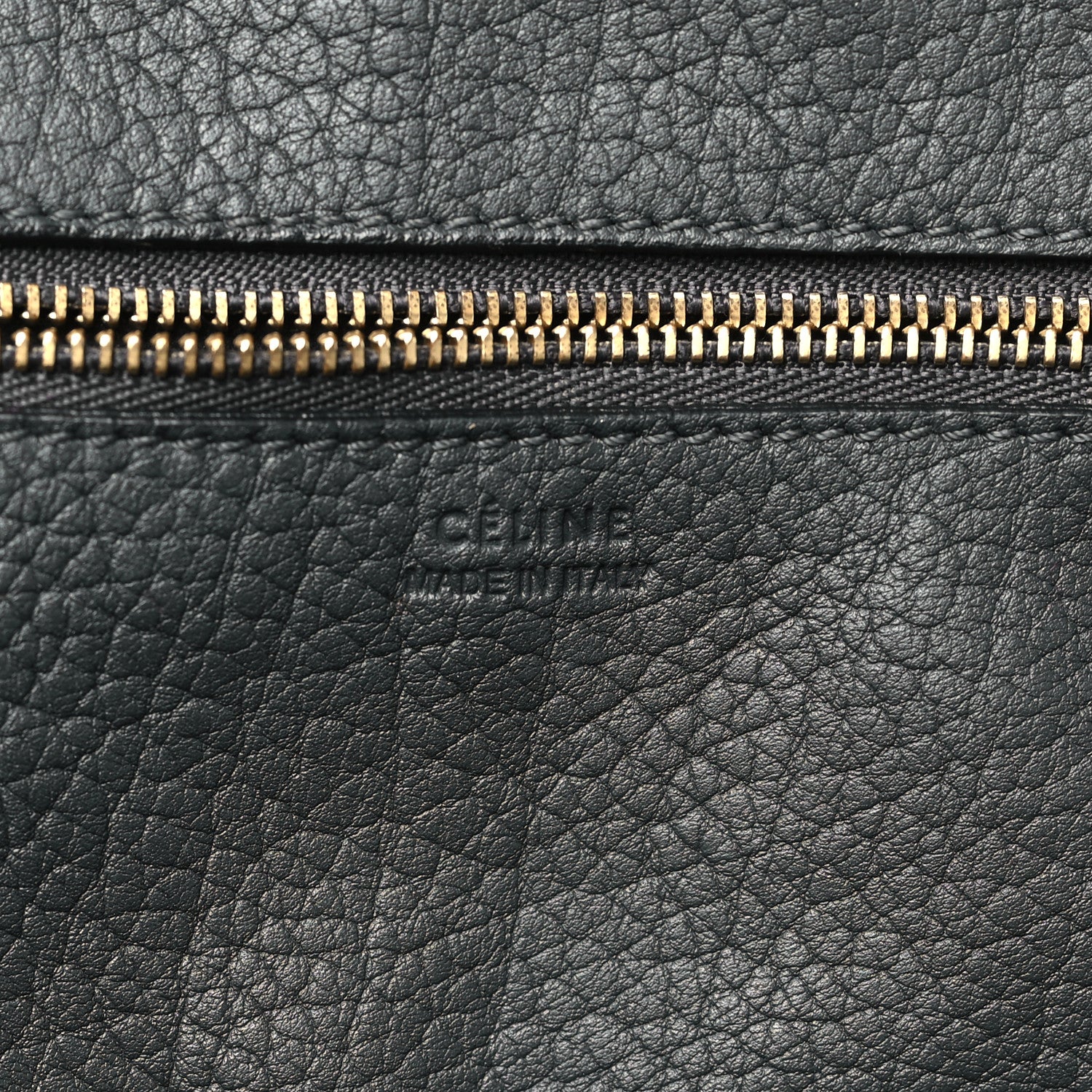 Celine Grained Calfskin Small Tie Knot Tote Anthracite 7 of 15