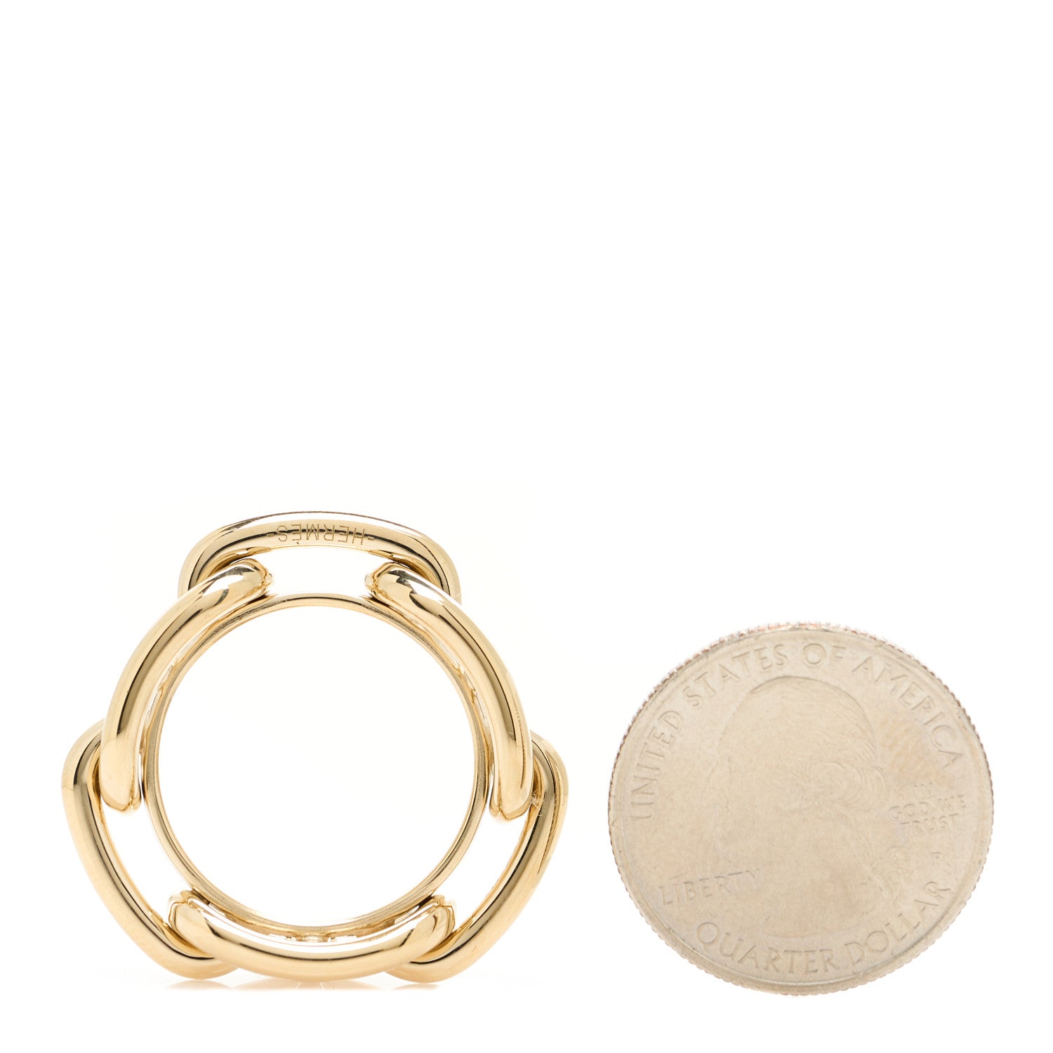 Hermes Permabrass Regate Scarf Ring 3 of 4