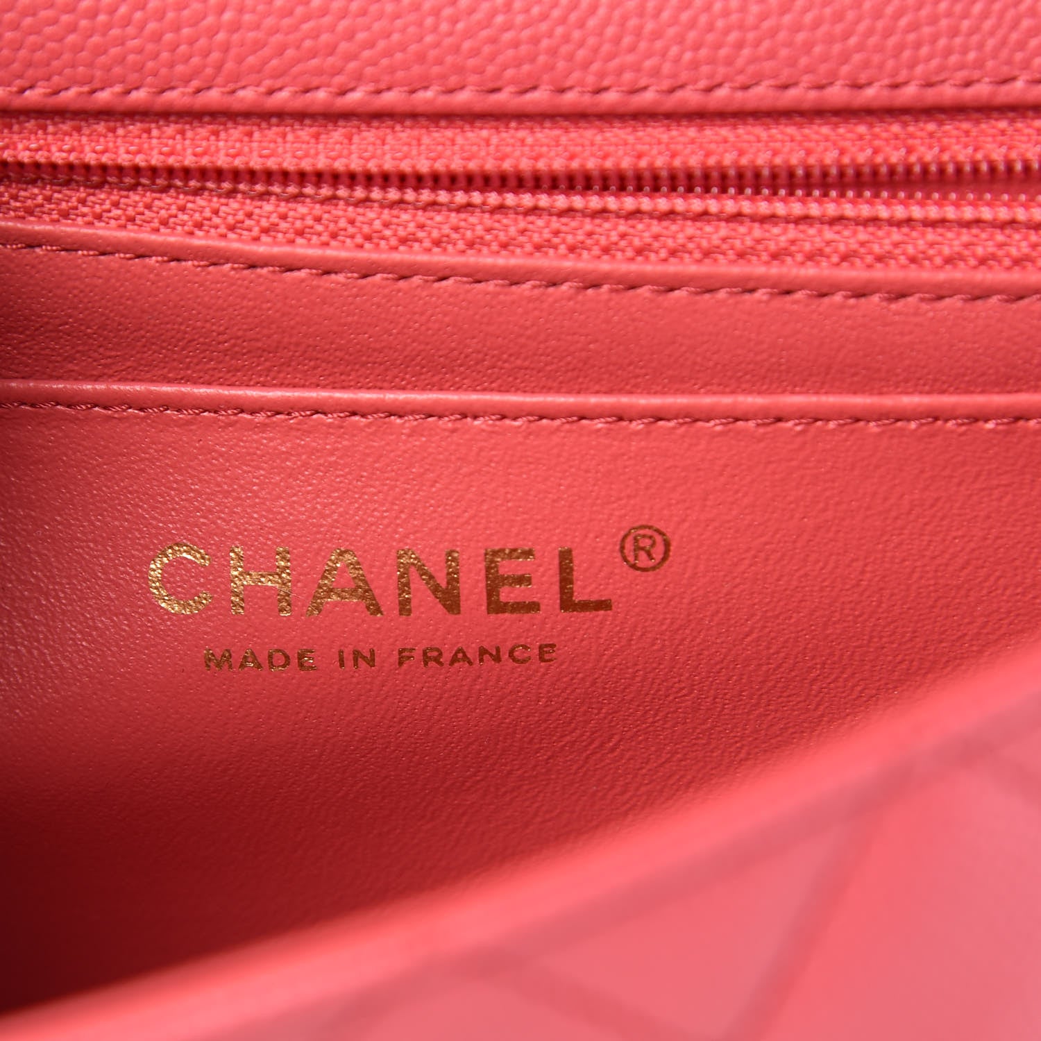 Chanel Caviar Quilted Mini Rectangular Flap Pink 6 of 10