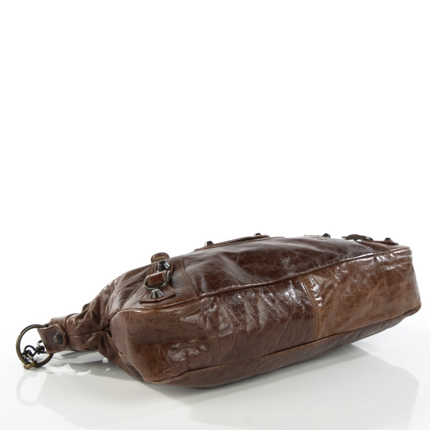 Chevre Classic Hardware First Olive Brown