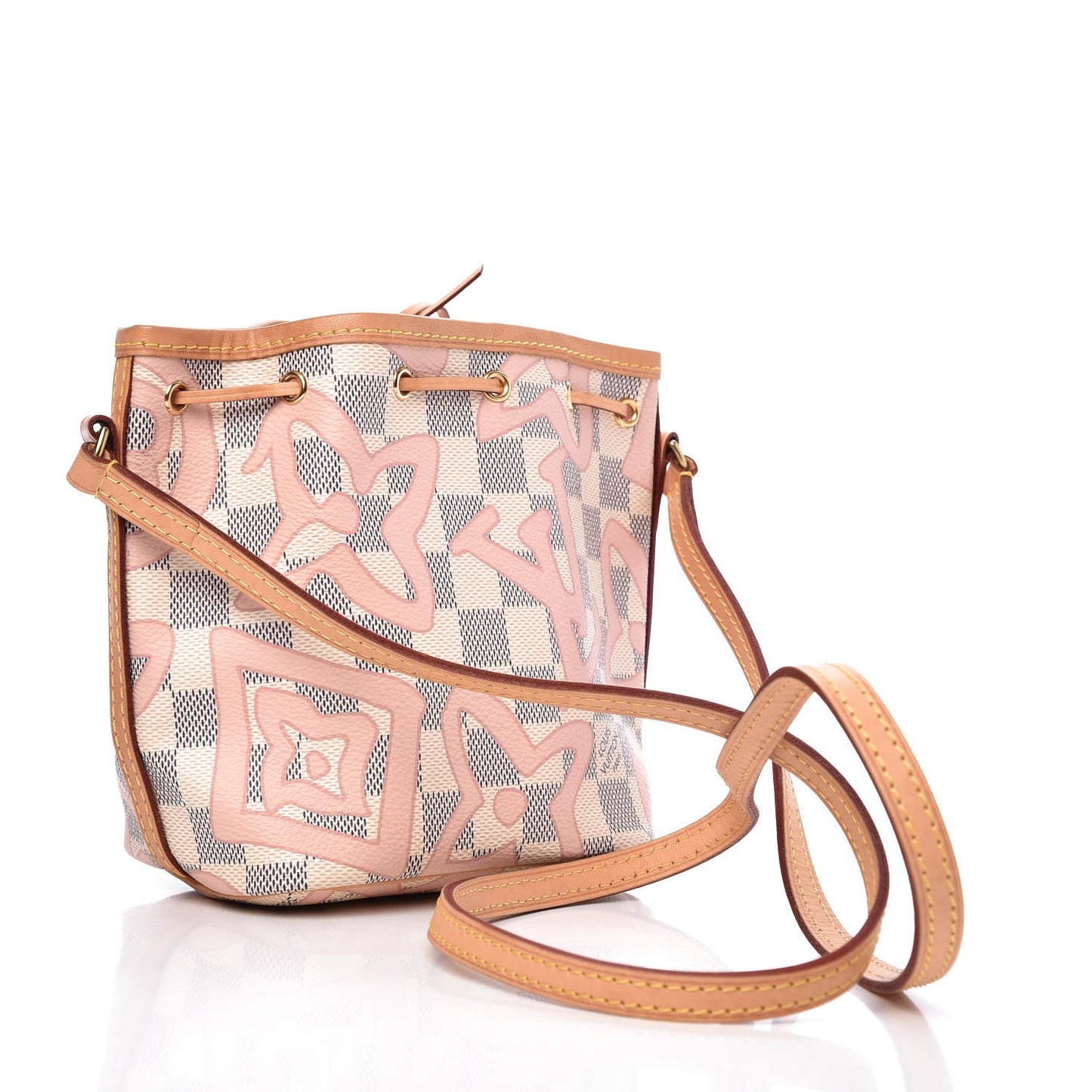 Damier Azur Tahitienne Nano Noe Rose Ballerine