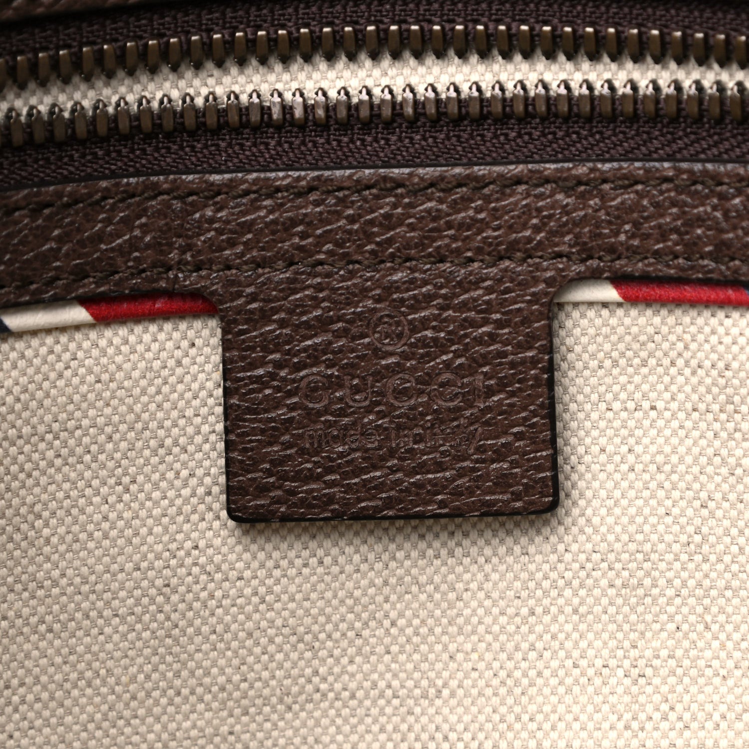 Gucci Soft GG Supreme Monogram Courrier Web Medium Flat Messenger Bag Beige New Acero Multicolor 6 of 14
