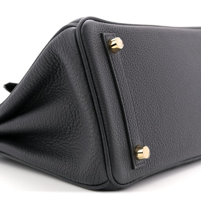 Hermes Togo Birkin 25 Black 9 of 11