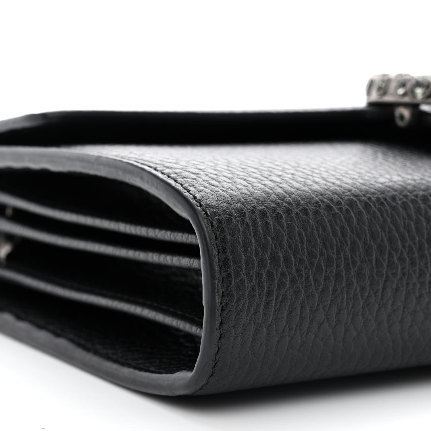 Gucci Calfskin Mini Dionysus Chain Wallet Black 9 of 12
