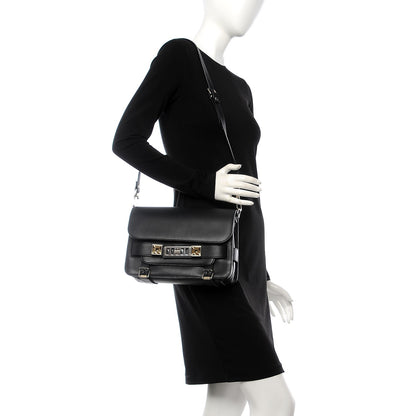 Proenza Schouler Smooth Calfskin PS11 Classic Shoulder Bag Black 2 of 12