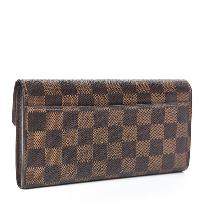 Louis Vuitton Damier Ebene Sarah Wallet NM 3 of 7
