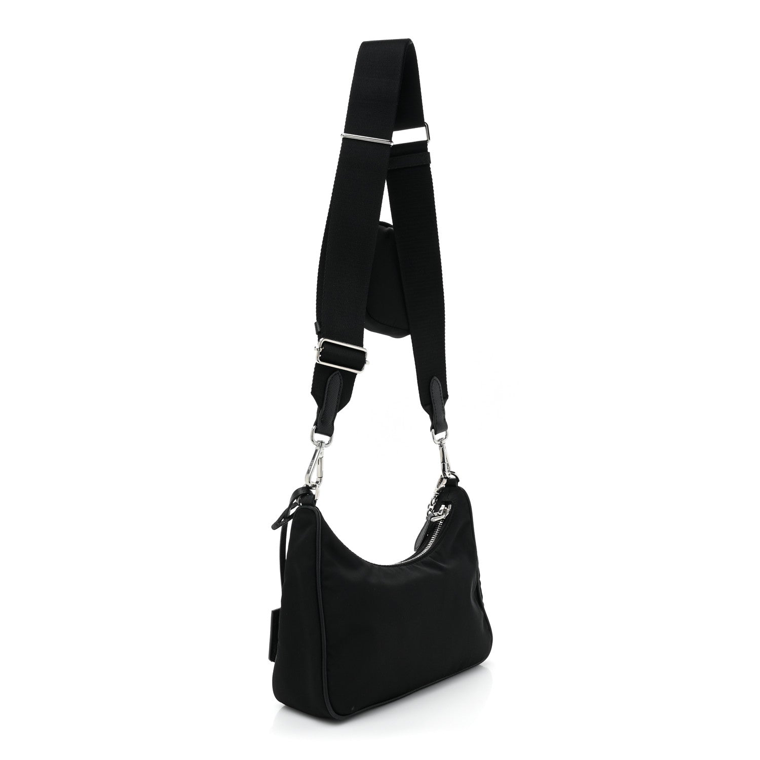 Prada Nylon Re-Edition 2005 Shoulder Bag Black 3 of 12