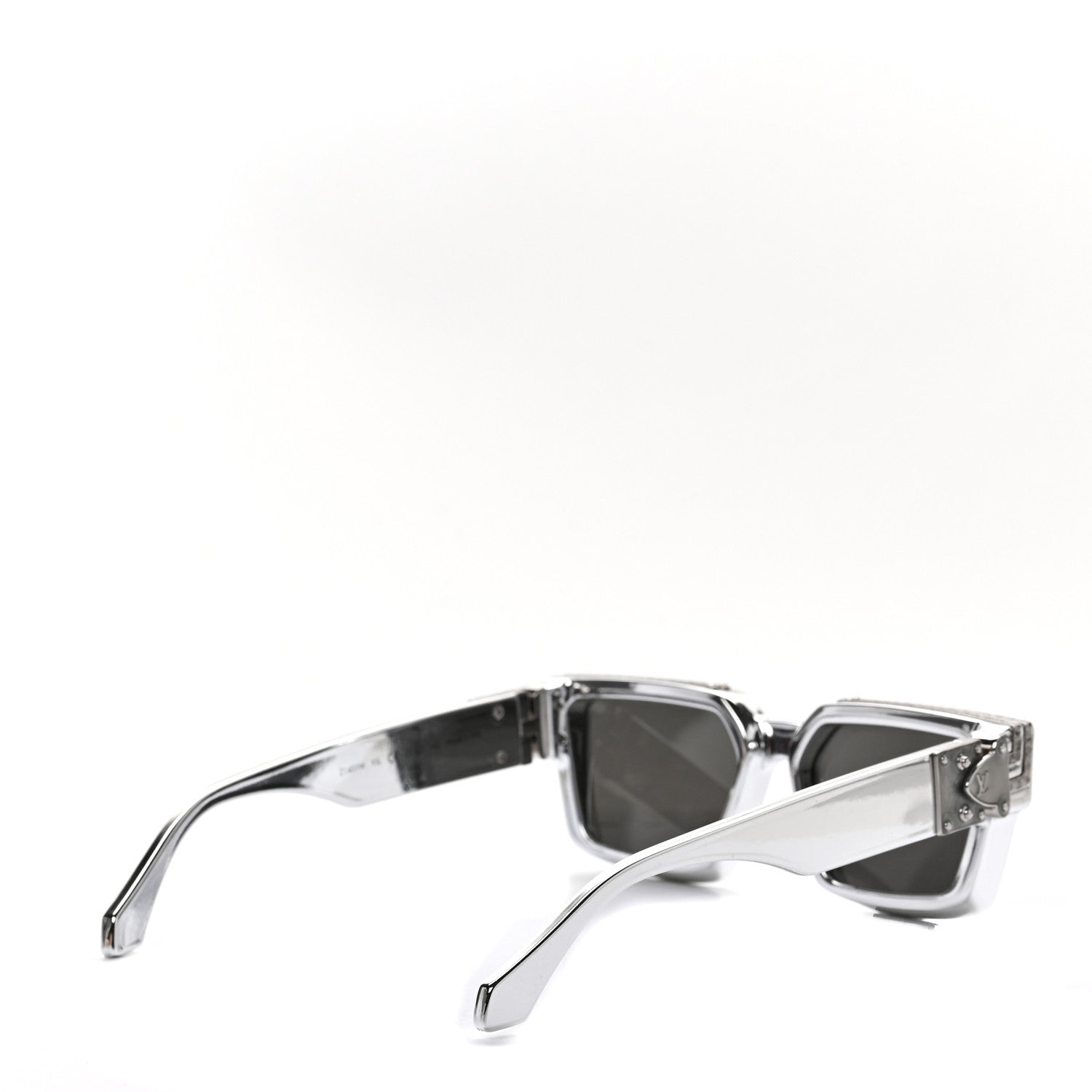 Louis Vuitton Acetate 1.1 Millionaires Z1401W Sunglasses Silver 4 of 7