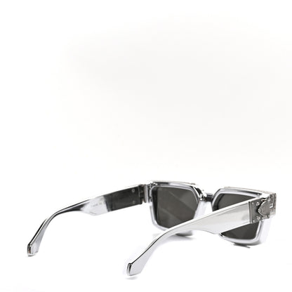 Louis Vuitton Acetate 1.1 Millionaires Z1401W Sunglasses Silver 4 of 7