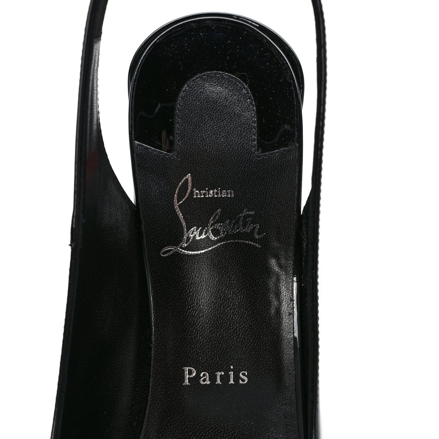 Christian Louboutin Patent Calfskin So Sab 85 Pumps 41.5 Black 7 of 8