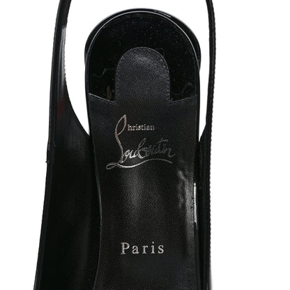 Christian Louboutin Patent Calfskin So Sab 85 Pumps 41.5 Black 7 of 8