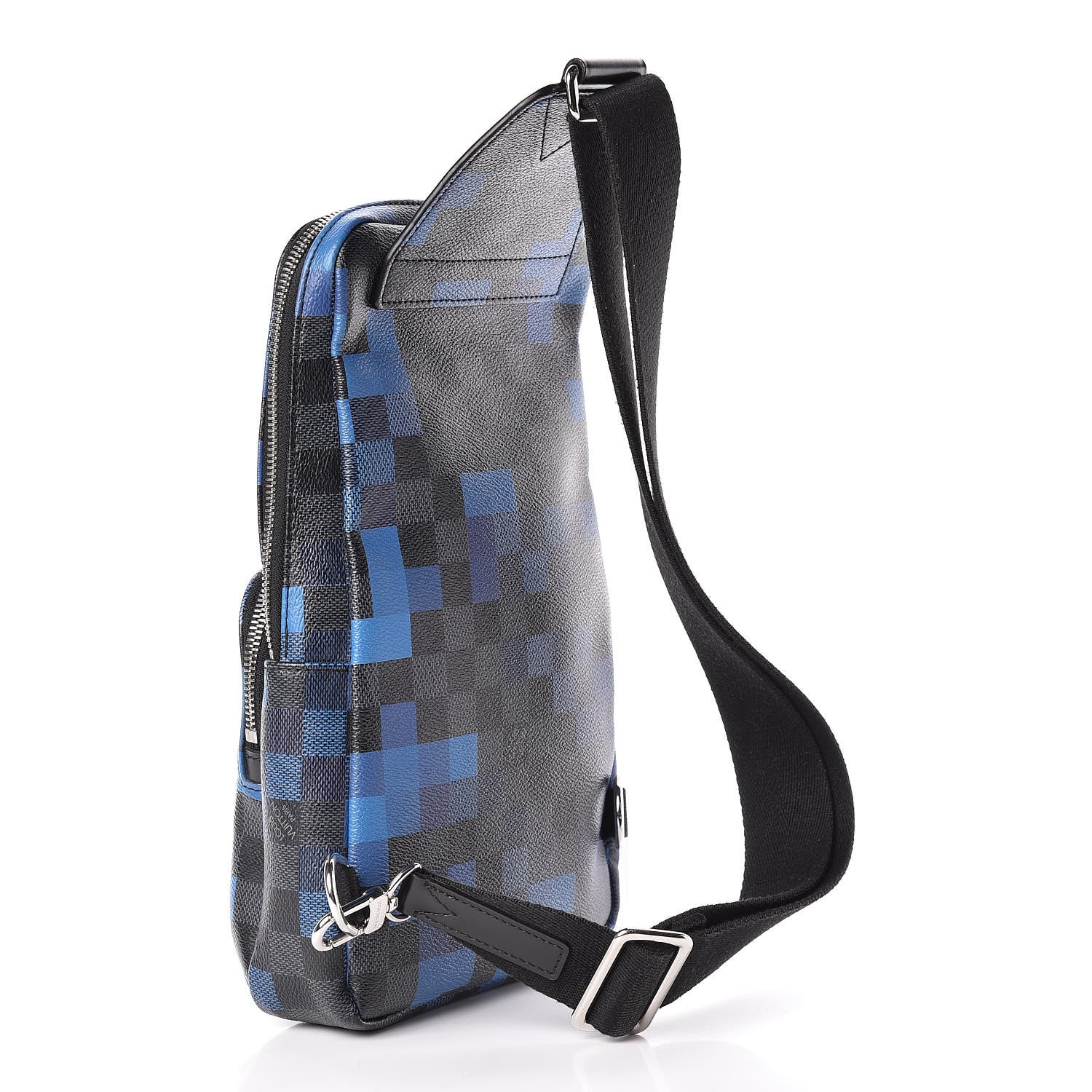 Louis Vuitton Damier Graphite Pixel Avenue Sling Backpack Blue 3 of 12