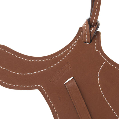 Hermes Natural Barenia Paddock Selle Horse Saddle Bag Charm 3 of 4