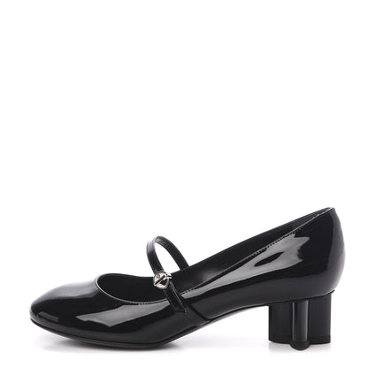 Louis Vuitton Patent Uniformes Silhouette 40mm Pumps 35 Black 1 of 8