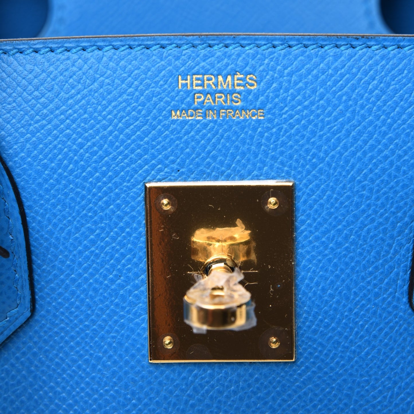 Epsom Birkin 30 Bleu Zanzibar